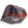 Tente familiale 6 personnes orange imperméable 