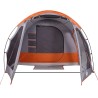 Tente familiale 6 personnes orange imperméable 