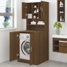 Armoire de machine à laver Chêne marron Bois d’ingénierie 