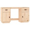 Bureau avec armoires 135x50x75 cm Bois massif de pin 