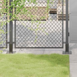 Bases de poteau carrées 12 pcs anthracite 46x46 mm 