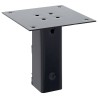 Bases de poteau carrées 12 pcs anthracite 46x46 mm 