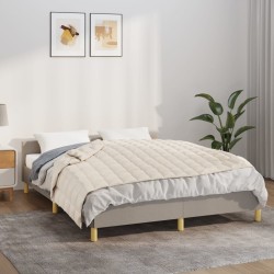 Couverture lestée Crème clair 120x180 cm 9 kg Tissu 