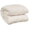 Couverture lestée Crème clair 120x180 cm 9 kg Tissu 
