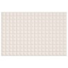 Couverture lestée Crème clair 120x180 cm 9 kg Tissu 