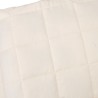 Couverture lestée Crème clair 120x180 cm 9 kg Tissu 