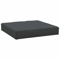 Coussins de palette lot de 3 noir tissu oxford 