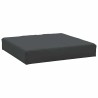 Coussins de palette lot de 3 noir tissu oxford 