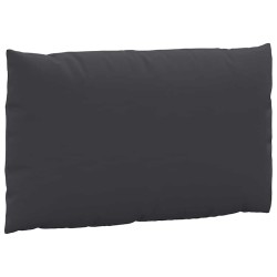 Coussins de palette lot de 3 noir tissu oxford 