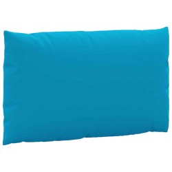 Coussins de palette lot de 3 bleu clair tissu oxford 