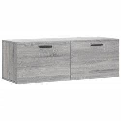 Armoire murale sonoma gris 100x36,5x35 cm bois d'ingénierie 