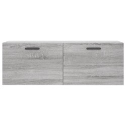 Armoire murale sonoma gris 100x36,5x35 cm bois d'ingénierie 