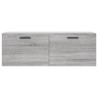 Armoire murale sonoma gris 100x36,5x35 cm bois d'ingénierie 