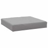 Coussins de palette lot de 3 gris tissu oxford 
