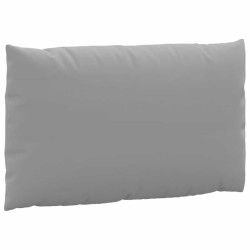 Coussins de palette lot de 3 gris tissu oxford 