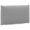 Coussins de palette lot de 3 gris tissu oxford 