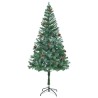 Arbre de Noël artificiel avec pommes de pin 180 cm 