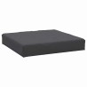 Coussins de palette lot de 3 anthracite tissu oxford 
