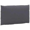 Coussins de palette lot de 3 anthracite tissu oxford 