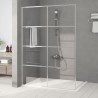 Paroi de douche Argenté 140x195 cm Verre ESG transparent 