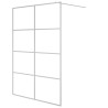 Paroi de douche Argenté 140x195 cm Verre ESG transparent 