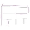 Tête de lit 144x6x82,5 cm Bois massif de pin 