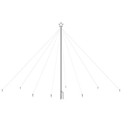 Sapin de Noël à LED Intérieur/Extérieur 576 LED bleu 3,6 m 