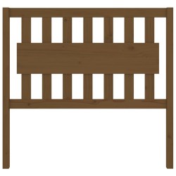 Tête de lit Marron miel 105,5x4x100 cm Bois massif de pin 