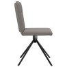 Chaises à manger lot de 4 taupe tissu 
