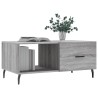 Table basse sonoma gris 90x50x40 cm bois d'ingénierie 