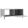 Table basse sonoma gris 90x50x40 cm bois d'ingénierie 