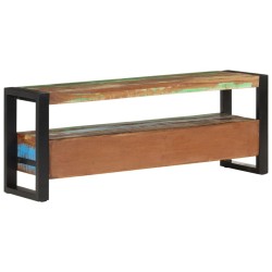 Meuble TV 120x30x45 cm Bois massif de récupération 