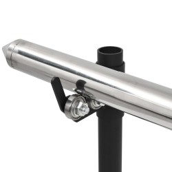 Barbecue automatique et moteur acier inoxydable 150x46,5x82,5cm 