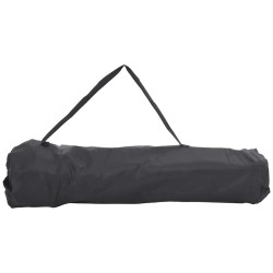 Chaise de camping avec poche pliable lot de 2 rouge 