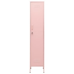 Armoire à casiers Rose 35x46x180 cm Acier 