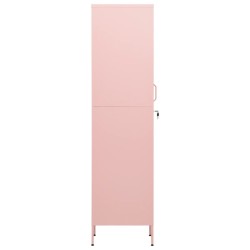Armoire à casiers Rose 35x46x180 cm Acier 