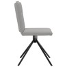 Chaises à manger lot de 4 gris nuage tissu 