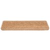 Tapis d'escalier 30 pcs 65x21x4 cm Beige 