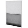 Moustiquaire plissée pour fenêtre et store Aluminium 80 x 120cm  