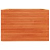 Jardinière cire marron 70x70x49,5 cm bois de pin massif 