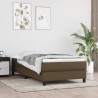 Matelas de lit à ressorts ensachés marron foncé 120x190x20 cm 