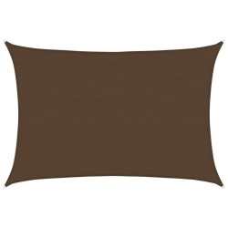 Voile d'ombrage 160 g/m² Marron 4x6 m PEHD 