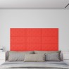 Panneaux muraux 12 pcs Rouge 60x30 cm Similicuir 2,16 m² 