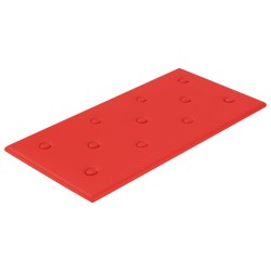 Panneaux muraux 12 pcs Rouge 60x30 cm Similicuir 2,16 m² 