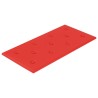 Panneaux muraux 12 pcs Rouge 60x30 cm Similicuir 2,16 m² 