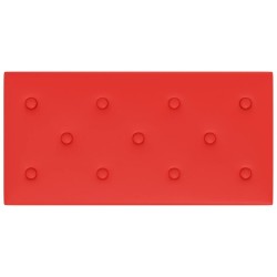Panneaux muraux 12 pcs Rouge 60x30 cm Similicuir 2,16 m² 