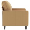 Canapé à 2 places Marron 120 cm Velours 