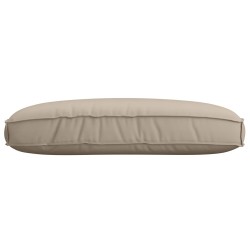 Coussin de palette pour siège Taupe 120x80x12 cm en tissu Oxford 