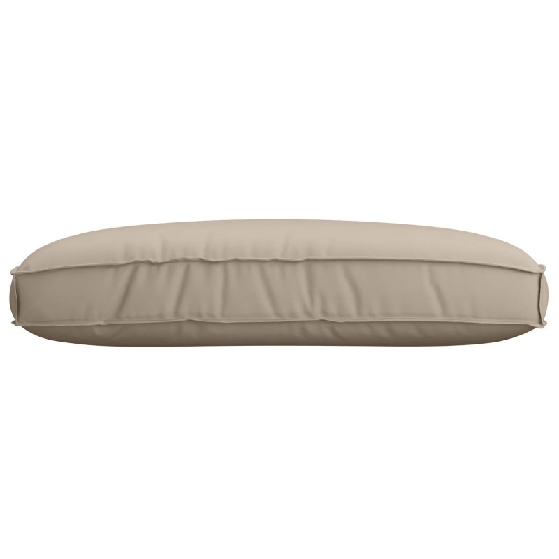 Coussin de palette pour siège Taupe 120x80x12 cm en tissu Oxford 