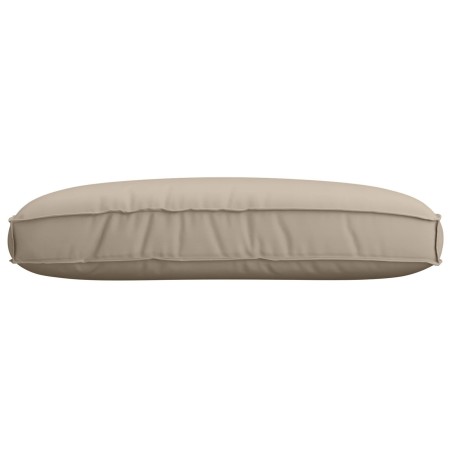 Coussin de palette pour siège Taupe 120x80x12 cm en tissu Oxford 